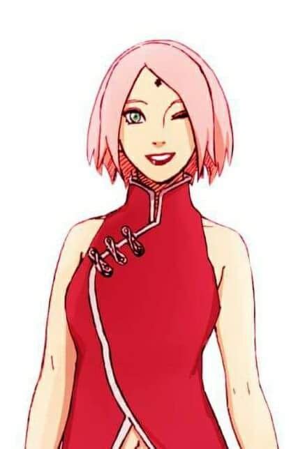 Sakura Uchiha Kishimoto S Colored Version ️ ️ ️ Naruhina Sasusaku Minato Y Kushina Sakura