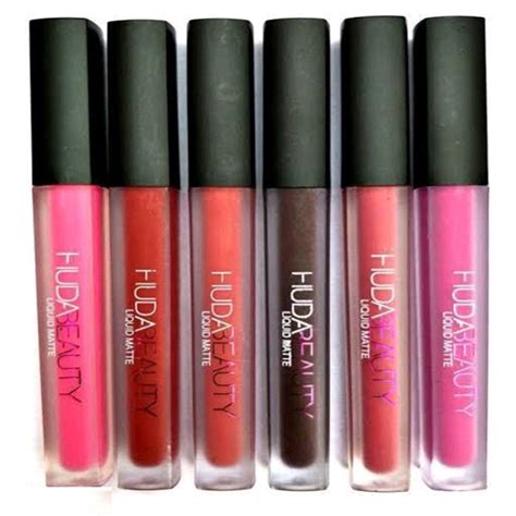 Huda Beauty Liquid Matte Lipstick Pack Of 6