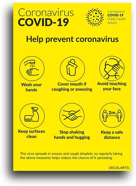 The campaign aims to reduce the risk to individuals and families by enabling them to make informed decisions and to take up health recommendations. Covid19 sign coronavirus plastic sign warning corona virus ...