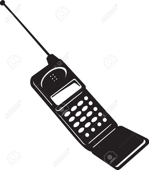 Cell Phone Clipart Black And White 101 Clip Art