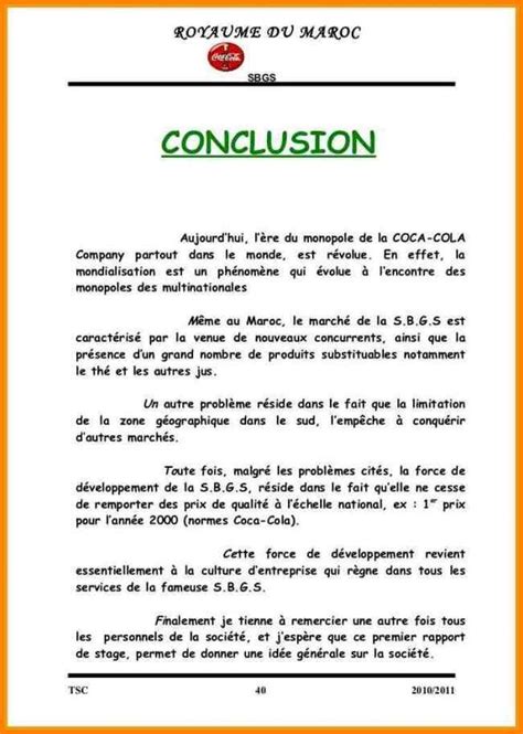 Exemple De Conclusion De Mémoire Gongsyimox