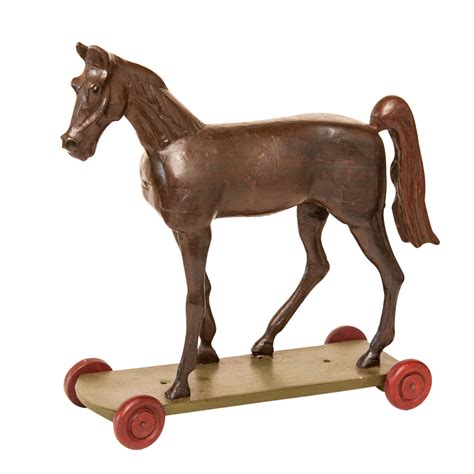 Vintage Wooden Toy Horse On Antique Row West Palm Beach Florida