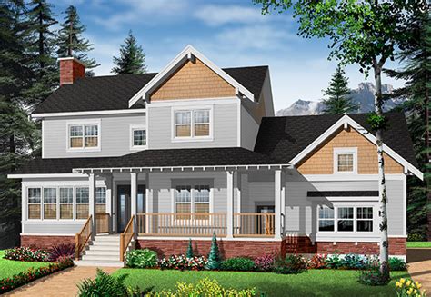Craftsman Farmhouse Style House Plan 9847 Ridgewood 3 9847
