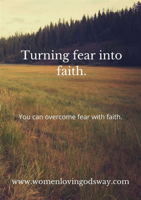 Overcoming Fear With Faith Faith Overcoming Fear Fear