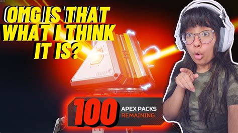 Opening 100 Apex Packs Again In 1 Sitting 🏆 Youtube