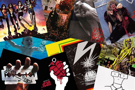 30 Iconic Hard Rock + Metal Album Covers