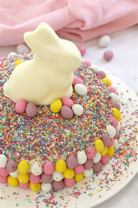 Easy White Chocolate Easter Cake 15 Minutes Bake Play