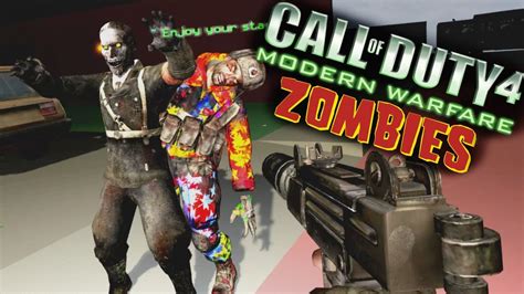 Call Of Duty 4 Modern Warfare Zombies Mode Cod4 Mod Gameplay Youtube