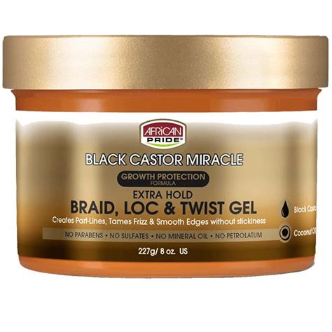 Black Castor Miracle Collection African Pride Braids Coconut Oil