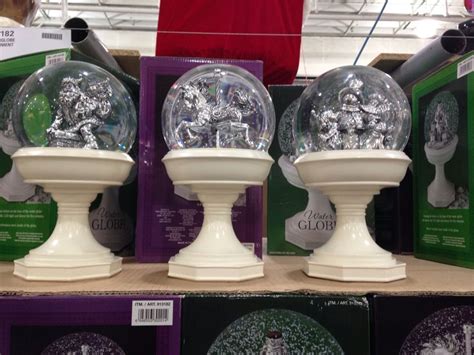 Costco Xmas Decorations Water Globes Snow Globes