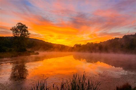 Summer Sunrise On Keystone Lake Photograph By Clare Kaczmarek Fine