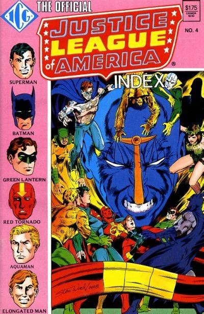 The Official Justice League Of America Index 4 Issue Four Issue