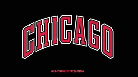 Chicago Bulls Font Download All Your Fonts