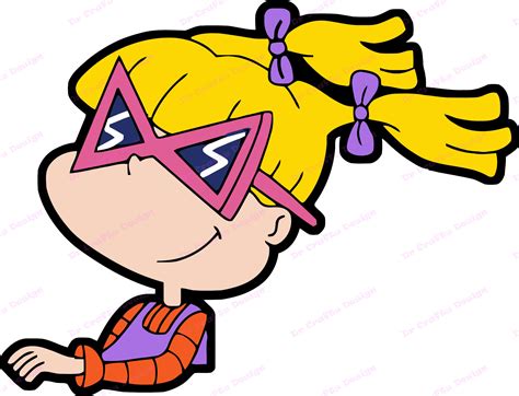 Angelica Pickles Rugrats SVG 10 Svg Dxf Cricut Silhouette Etsy