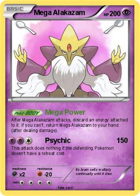 Pokémon Mega Alakazam 14 14 Mega Power My Pokemon Card