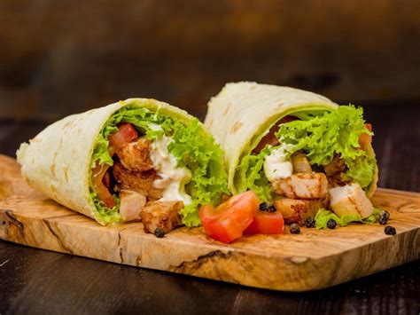 Chicken Wraps Recipe and Nutrition - Eat This Much