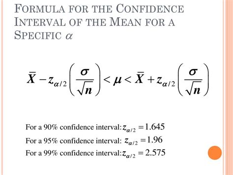 Ppt 7 2 Confidence Intervals For The Mean And Sample Size Powerpoint