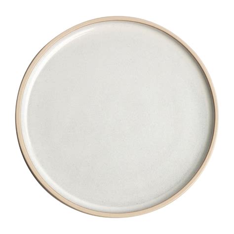 Olympia Canvas Flat Round Plate Murano White 180mm Pack Of 6 Fa328