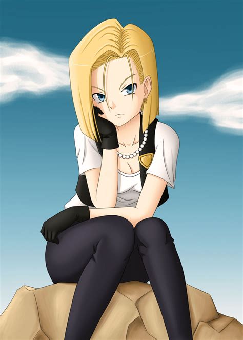 Android 18 Dragon Ball Imagenes Pinterest Android 18
