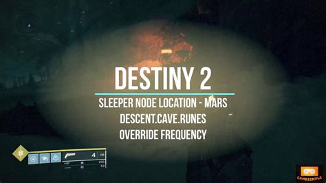 Destiny 2 Descent Cave Runes Location Mars Last Chance To Find