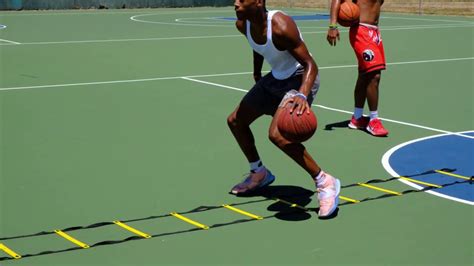 Ladder Drills While Using A Basketball Youtube