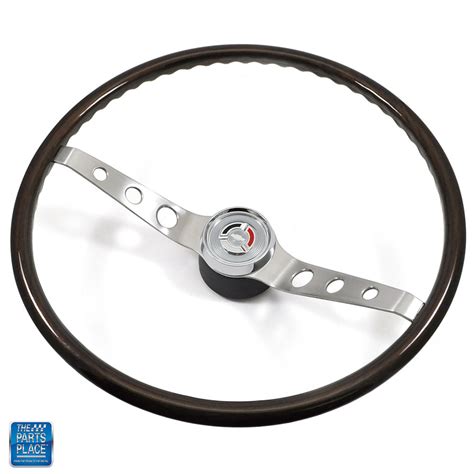1964 Chevelle El Camino Nova Chevy Ii Walnut Wood Style Steering Wheel