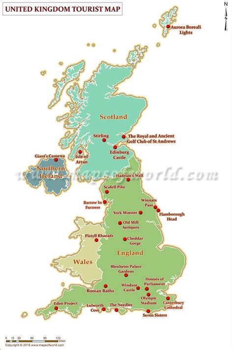 United Kingdom Map Uk Tourist Attractions Uk Travel Travel