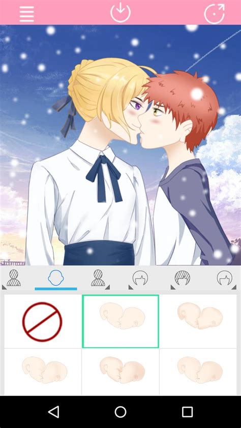 Anime Avatar Maker Kissing Couple For Android Apk Download
