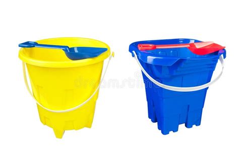 Beach Buckets Stock Image Image Of Green Buckets Colors 109933