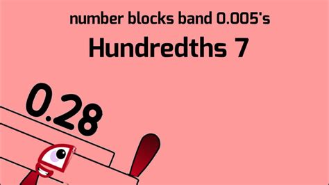 Number Blocks Band 0005s Hundredths 7 Youtube
