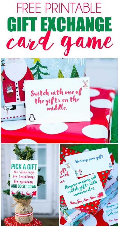 For the rest of us, here are 30 ideas of what to get for that gift exchange part, for under usd$10. Free Printable Exchange Cards for The Best Holiday Gift ...