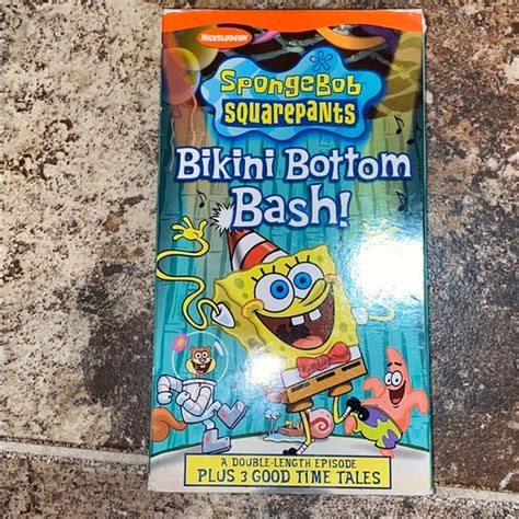 Nickelodeon Other Spongebob Squarepants Bikini Bottom Bash Vhs Tape Poshmark