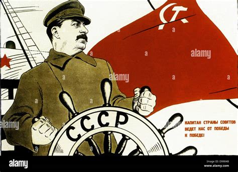 Josef Stalin Sowjetische Propaganda Plakat Zeigt Eine Viel Liebte