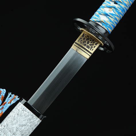 Handmade Spring Steel Real Japanese Katana Samurai Sword With Multi