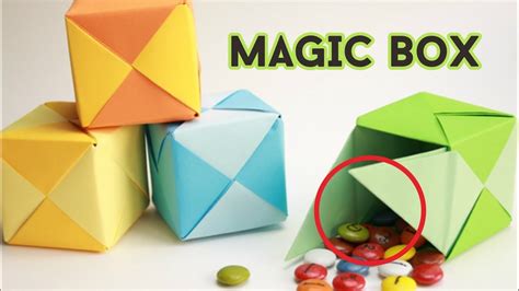 How To Fold Magic Box Membuat Kotak Ajaib Dari Origami Youtube