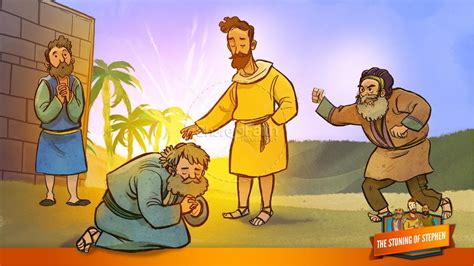 Acts 7 The Stoning Of Stephen Kids Bible Story Kids Bible Stories