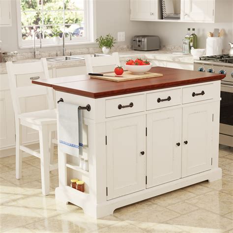 OSP Home Furnishings Country Kitchen Large Kitchen Island ...