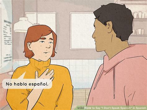 6 Ways To Say I Don T Speak Spanish In Spanish Wikihow