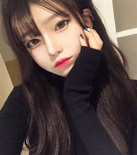 2mimiva Uzzlang 소녀 예쁜 한국 여자 아시아의 아름다움