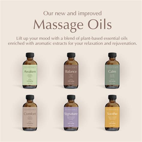 Thai Odyssey New Massage Oils 2022 Main Place Mall