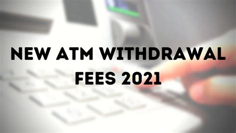 New Atm Withdrawal Fees In The Philippines 2021 Newstogov