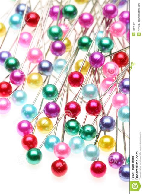 Colorful Pins Stock Photo Image Of Needle Blue Bright 18146674