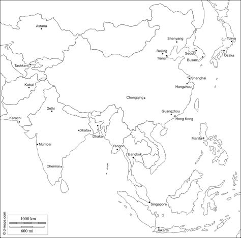 Blank Map Of East Asia Maps Database Source The Best Porn Website