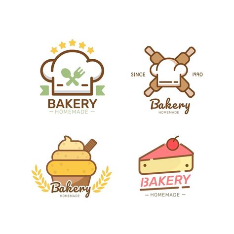 Bakery Logo Template Bakery Icon Logos Badges Labels Icons 2860408