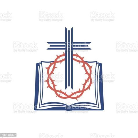 Vetores De Ilustração Cristã Logotipo Da Igreja Cruz Do Salvador Jesus