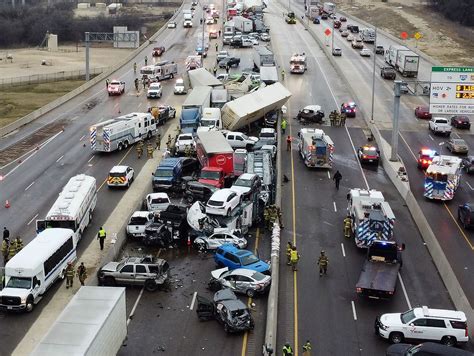 At Least 6 Dead In 133 Car Pileup In Fort Worth After Freezing Rain