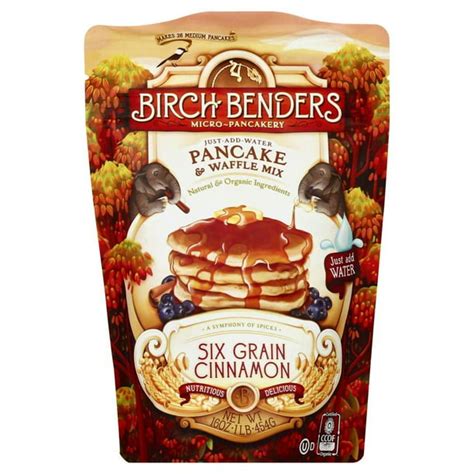 Birch Benders Six Grain Cinnamon Pancake And Waffle Mix 16 Oz