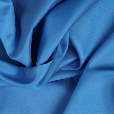 Lining Bright Blue Bloomsbury Square Dressmaking Fabric