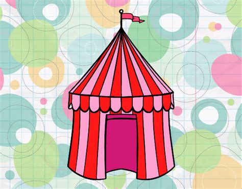 Dibujo de Carpa de circo pintado por en Dibujos net el día 14 12 15 a