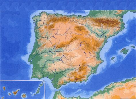 Relieve De Espana 1 Mapa Flash Interactivo Mapa Fisico Images